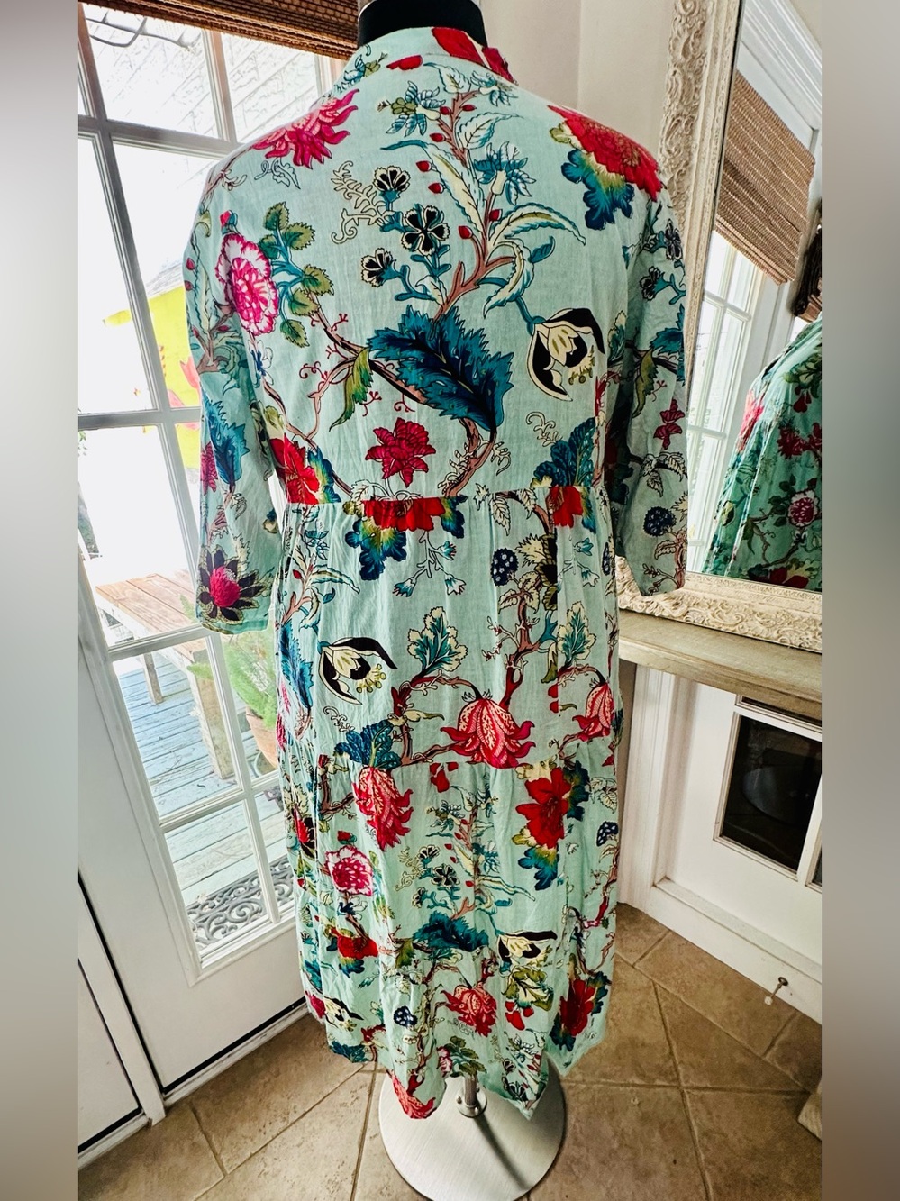 Beautiful handmade Indian dress 2x - Picture 2 of 6